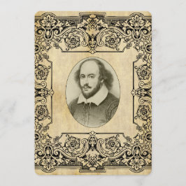 Bröllopsinbjudan till Shakespeare Inbjudningar