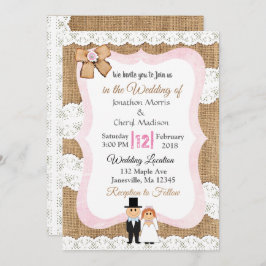 Bröllopsinbjudan till snöre och Bröllopet Inbjudningar