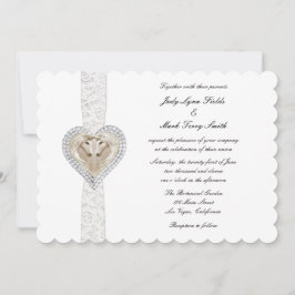 Bröllopsinbjudan till Unicorn och Snöre Inbjudningar