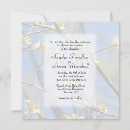 Bröllopsinbjudan till Vår Blommar Inbjudningar