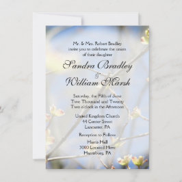 Bröllopsinbjudan till Vår Blommar Inbjudningar