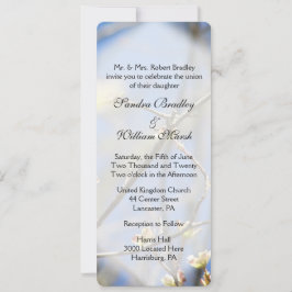 Bröllopsinbjudan till Vår Blommar Inbjudningar