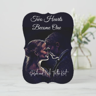 Bröllopsinbjudan två timmar blir en inbjudningar