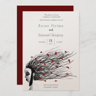 Bröllopsinbjudan unik, visuell inbjudningar