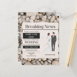 bröllopsinbjudan vykort