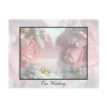 Bröllopsinbjudan - vykort