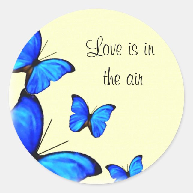 Bröllopsinbjudans kuvertmärke runt klistermärke (Framsida)