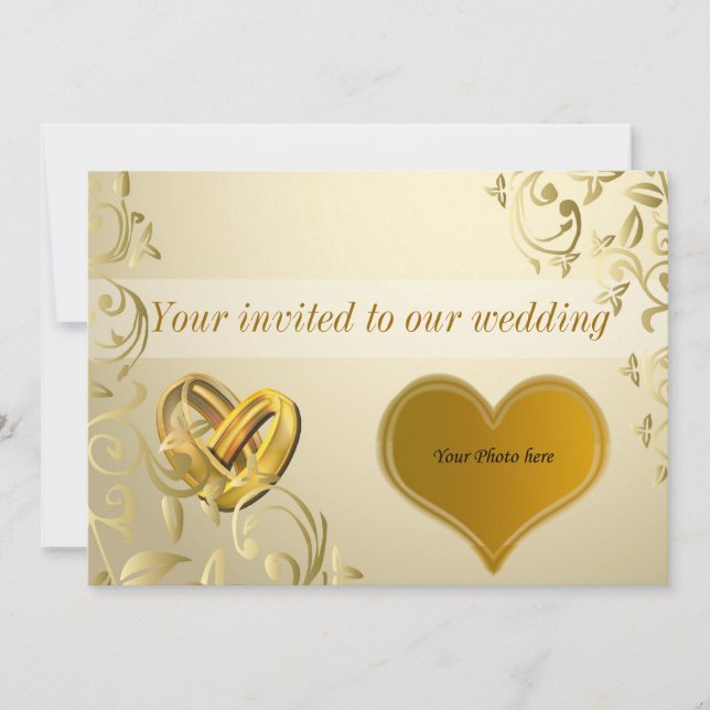 Bröllopsinbjudning Inbjudningar (Framsida)