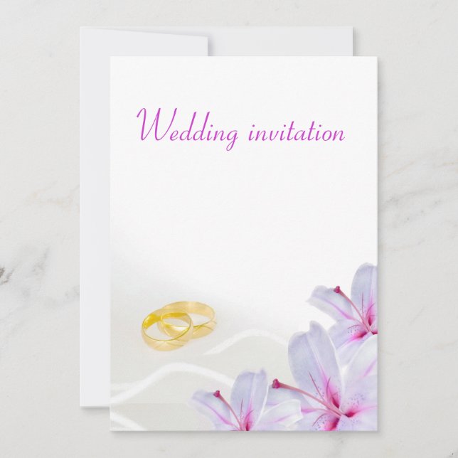 Bröllopsinbjudning Inbjudningar (Framsida)