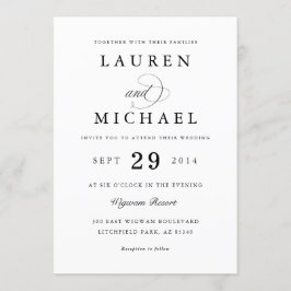 Bröllopsinbjudning Inbjudningar