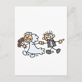 Bröllopsinbjudningar 42 vykort