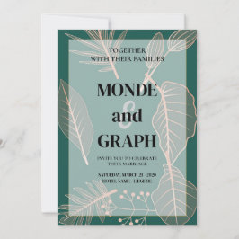 Bröllopsinbjudningar Art Inbjudningar