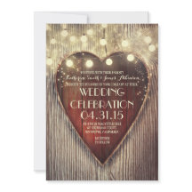 bröllopsinbjudningar av ljus av hjärna