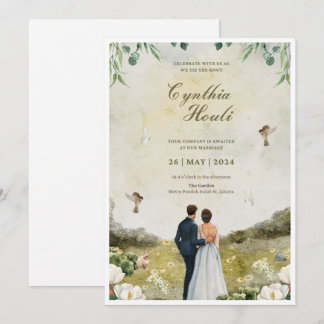 Bröllopsinbjudningar 💍 – Eleganta & Anpassningsba Inbjudningar