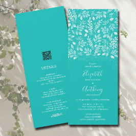 Bröllopsinbjudningar för botaniskt allt på ett gla inbjudningar