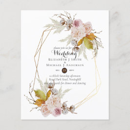 Bröllopsinbjudningar för budgetansvarig  Rosa Blom