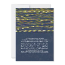 Bröllopsinbjudningar för flottan och Guld