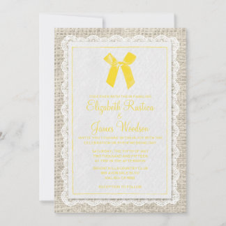 Bröllopsinbjudningar för Gult Land Inbjudningar