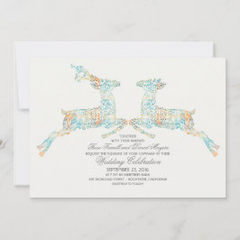 Bröllopsinbjudningar för Hjort av trädland Inbjudningar