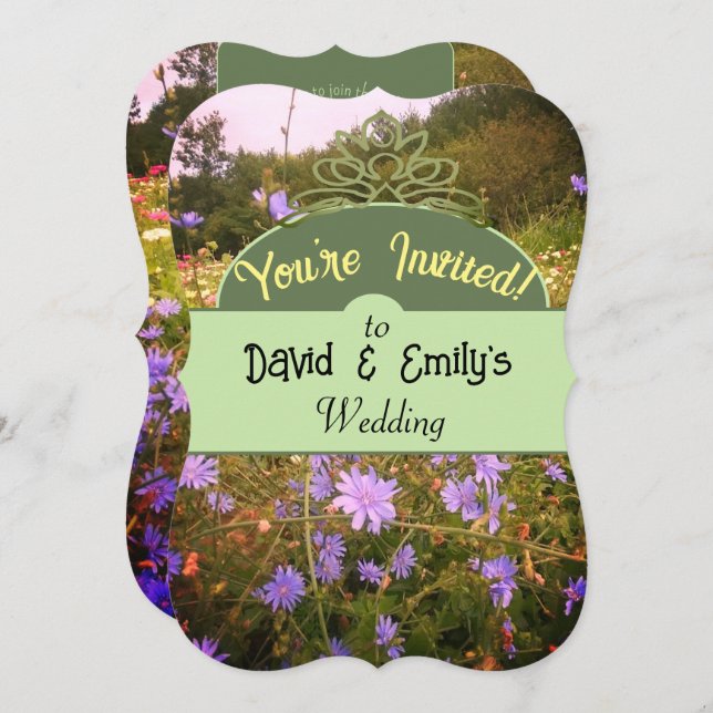 Bröllopsinbjudningar för lågavläsning inbjudningar (Fram/baksida)