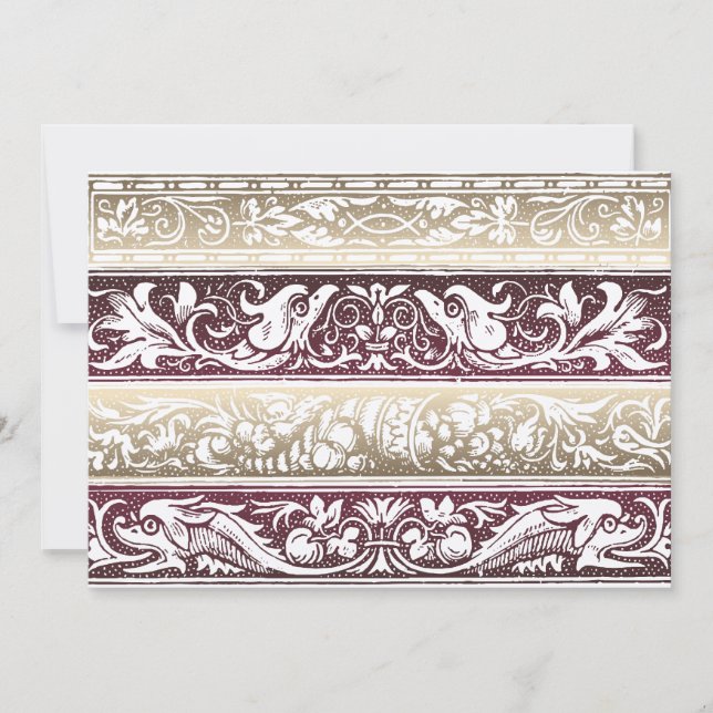 Bröllopsinbjudningar för Renaissance Inbjudningar (Framsida)