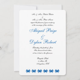 Bröllopsinbjudningar för "Seashore" Inbjudningar