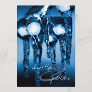 Bröllopsinbjudningar för vinter inbjudningar