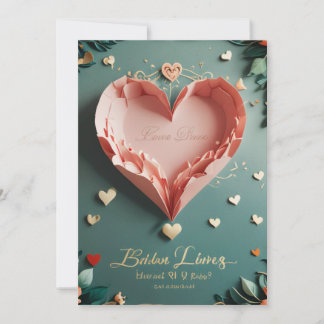 Bröllopsinbjudningar & Förhandsanmälan Design Inbjudningar