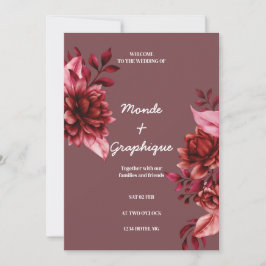 Bröllopsinbjudningar i ro inbjudningar