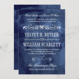 Bröllopsinbjudningar i sjöfärgshem inbjudningar