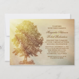 bröllopsinbjudningar i träd inbjudningar