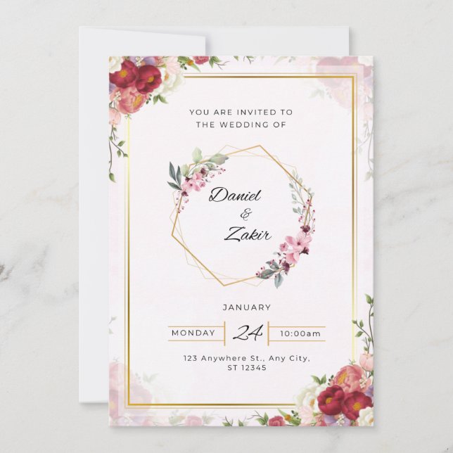 Bröllopsinbjudningar Inbjudningar (Framsida)