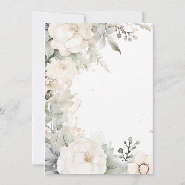 Bröllopsinbjudningar Inbjudningar (Baksida)