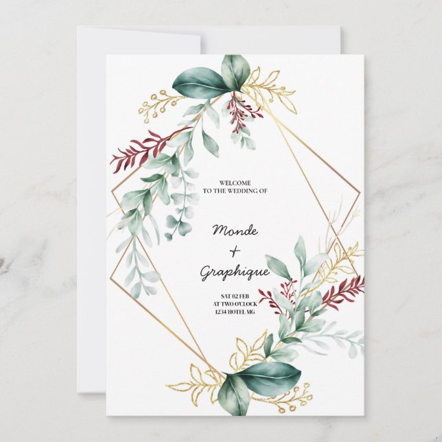 Bröllopsinbjudningar Inbjudningar (Framsida)