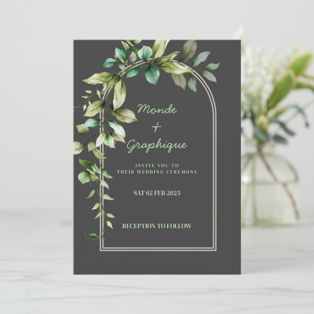 Bröllopsinbjudningar Inbjudningar (Stående Fram)