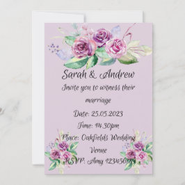 Bröllopsinbjudningar Inbjudningar