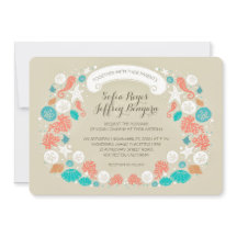 bröllopsinbjudningar på vita stränder