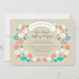 bröllopsinbjudningar på vita stränder inbjudningar