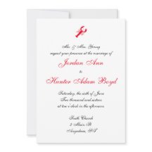 Bröllopsinbjudningar till "djuphavsseminklingar"