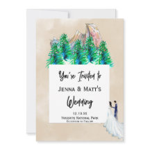 Bröllopsinbjudningar till naturparken
