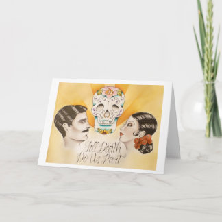 Bröllopsinbjudningar till "Till döden gör oss dela Inbjudan