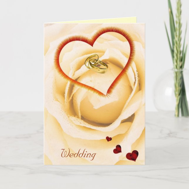 Bröllopsinbjudningskort Inbjudan (Framsida)