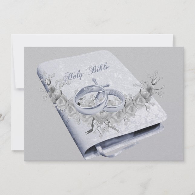 BRÖLLOPSINVITATION INBJUDNINGAR (Framsida)