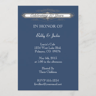 Bröllopsjubileum Inbjudningar