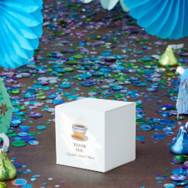 Bröllopskaffe med croissanter presentaskar