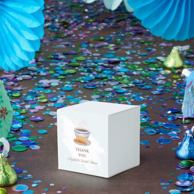 Bröllopskaffe med croissanter presentaskar (Part)