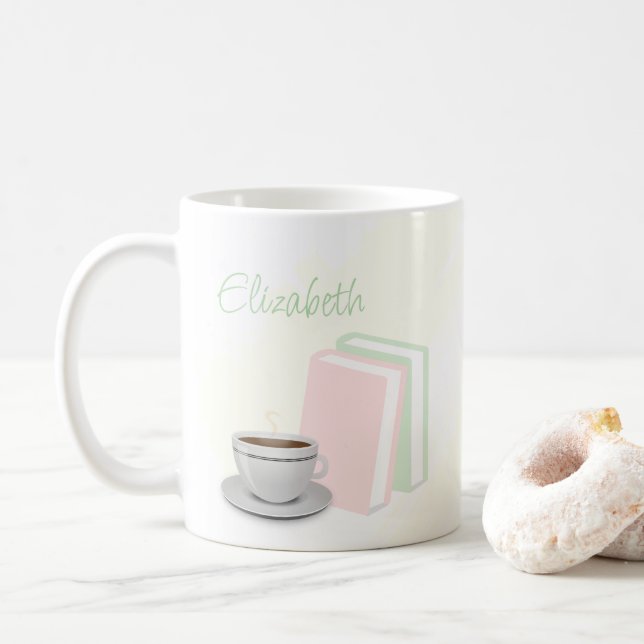 Bröllopskaffe med Tea & Books Kaffemugg (Med munk)
