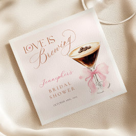 Bröllopskaffekalas för bruden pappersservett