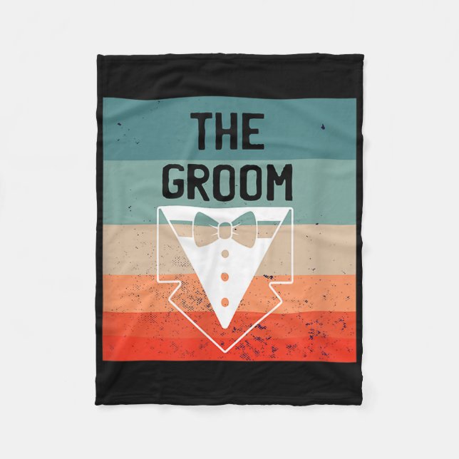 Bröllopskläder för män Groom Bachelor Party Tröjor Fleecefilt (Framsidan)
