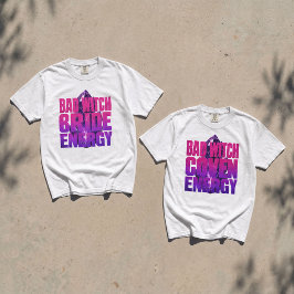 Bröllopsklänning för häxans energi för brudtärna t shirt
